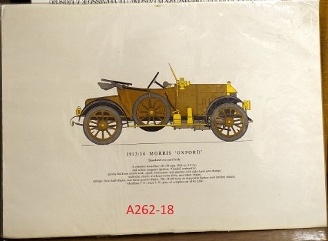 [Auto's 1904-1930] Lithografieën o.a. Alfa-Romeo Rolls-Royce - 8