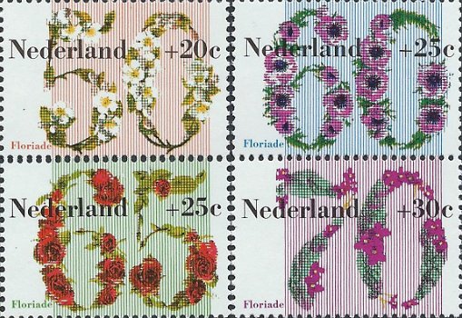 Postzegels Nederland - 1982 Zomerzegels, Floriade (serie) - 1
