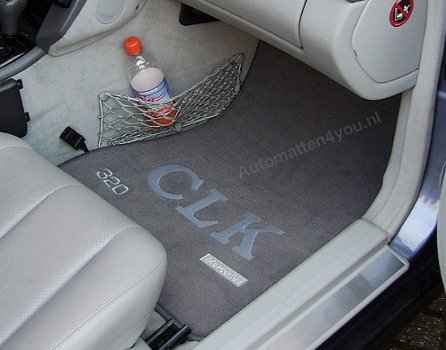 Origineel sjabloon, Automatten Mercedes CLK 320 Logo - 1