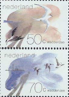 Postzegels Nederland - 1982. Waddengebied (serie)