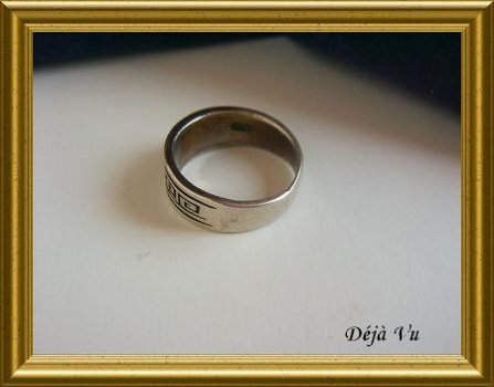 Vintage zilveren (925) ring - 3