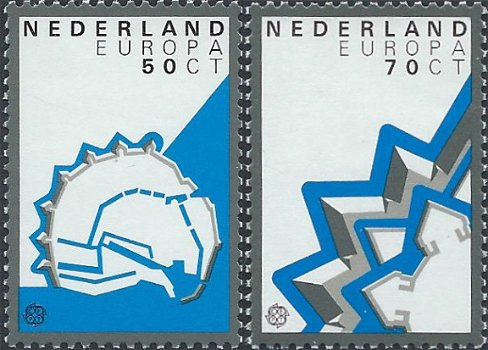 Postzegels Nederland - 1982. Europa CEPT zegels, historie (serie) - 1