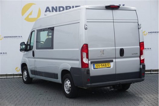 Peugeot Boxer - 2.2 HDI 131PK L2H2 Dubbel Cabine *66.408KM* Airco, Cruise control, Achteruitrijcamer - 1