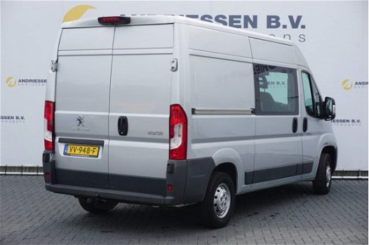 Peugeot Boxer - 2.2 HDI 131PK L2H2 Dubbel Cabine *66.408KM* Airco, Cruise control, Achteruitrijcamer - 1