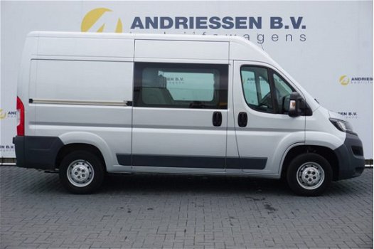 Peugeot Boxer - 2.2 HDI 131PK L2H2 Dubbel Cabine *66.408KM* Airco, Cruise control, Achteruitrijcamer - 1