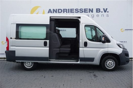 Peugeot Boxer - 2.2 HDI 131PK L2H2 Dubbel Cabine *66.408KM* Airco, Cruise control, Achteruitrijcamer - 1