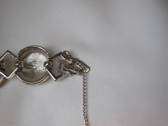 Armband Monet zilverkleurig sneeuwbal motief schakels 19 cm. - Afbeelding 7