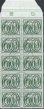 Postzegels Nederland - 1940 'Guilloche' of ' Traliezegels' (60ct) - 1