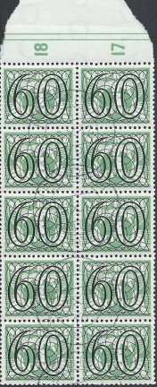 Postzegels Nederland - 1940 'Guilloche' of ' Traliezegels' (60ct)