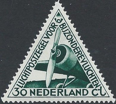 Postzegels Nederland - 1933 Zegel voor bijzondere vluchten (30ct) - 1