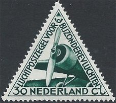 Postzegels Nederland - 	1933 Zegel voor bijzondere vluchten (30ct)