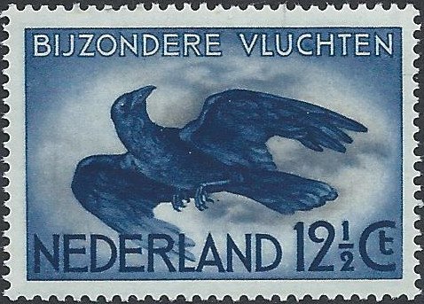 Postzegels Nederland - 1938 Zegel voor bijzondere vluchten (12½ct) - 1