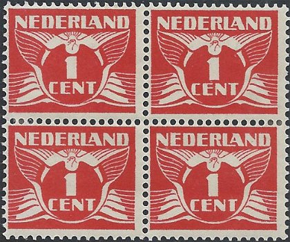 Postzegels Nederland - 1924/25 Vliegende Duif (1ct) - 1