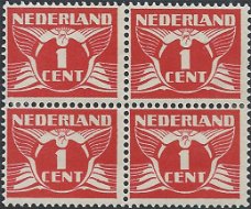 Postzegels Nederland - 	1924/25 Vliegende Duif (1ct)