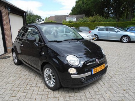 Fiat 500 C - 0.9 Cabrio TwinAir Lounge H.leer PDC LMV - 1