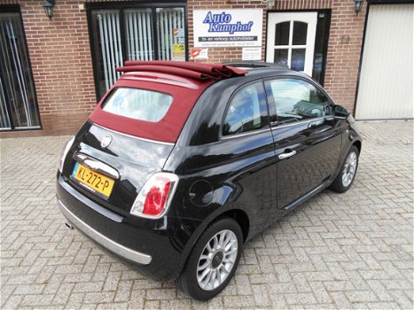 Fiat 500 C - 0.9 Cabrio TwinAir Lounge H.leer PDC LMV - 1