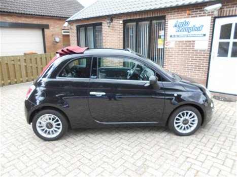 Fiat 500 C - 0.9 Cabrio TwinAir Lounge H.leer PDC LMV - 1