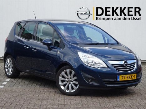 Opel Meriva - 1.4 Turbo Cosmo met NAVI / 17INCH / PDC / TREKHAAK / DEALER ONDERHOUDEN - 1