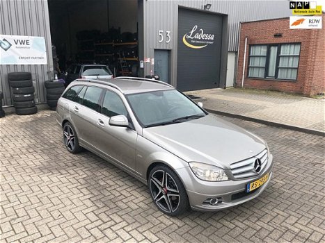 Mercedes-Benz C-klasse Estate - 200 K Business Class Elegance Half Leer Rood Remklauwen - 1