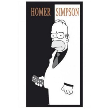 The Simpsons - Scarface kaarten bij Stichting Superwens! - 1