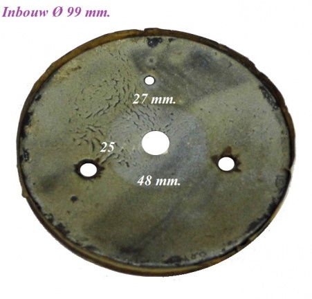 === Binnenplaatje = gewicht regulateur = oud === 38987 - Afbeelding 2