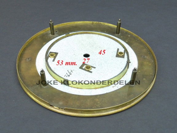 === Wijzerplaat = 3 gewicht regulateur = oud === 37647 - Afbeelding 2
