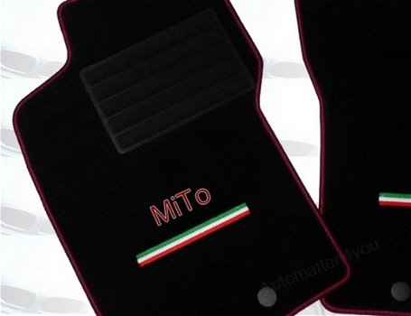 Schitterende Automatten Alfa MITO met prachtig Logo - 1