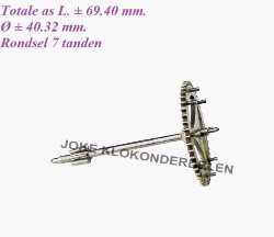 === Pennerad = Engels uurwerk = oud === 40664