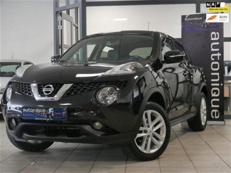 Nissan Juke - 1.6 *43.000km* 6mnd GARANTIE Leder/Navi/Automaat/Cruise Dealer Onderhouden - 1