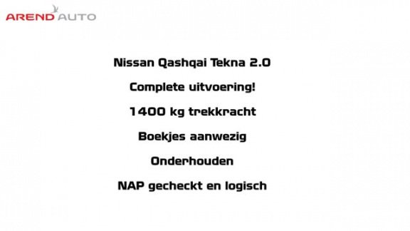 Nissan Qashqai - 2.0 140pk ECO Tekna - 1