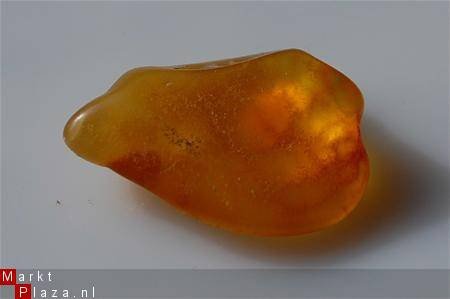 #52 Barnsteen Trommelsteen Amber tumbled stone - 1