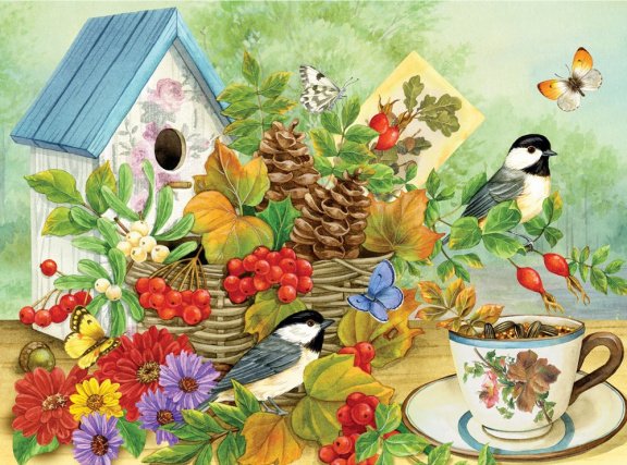 Bits and Pieces - Woodland Bounty - 1000 Stukjes - nr. 1
