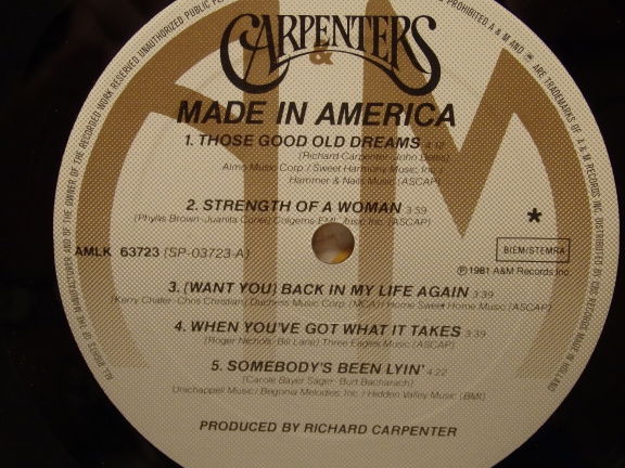LP - Carpenters - Made in America. - Afbeelding 7