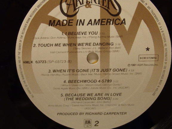 LP - Carpenters - Made in America. - Afbeelding 8