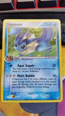 Vaporeon  19/115  Holo Ex Unseen Forces gebruikt