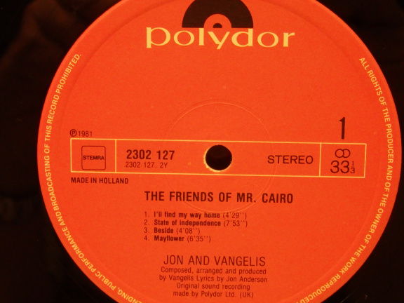LP - John and Vangelis. - Afbeelding 4