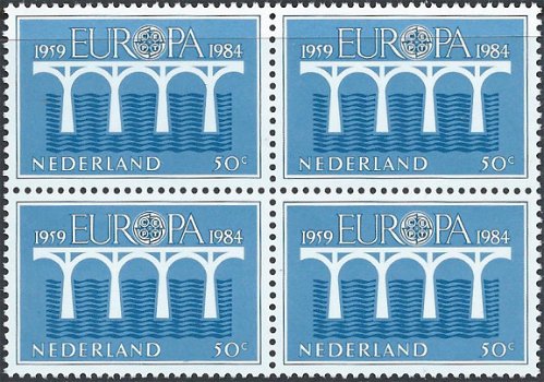 Postzegels Nederland - 1984 Europa CEPT, Brug als verbindingssymbool (50ct) - 1