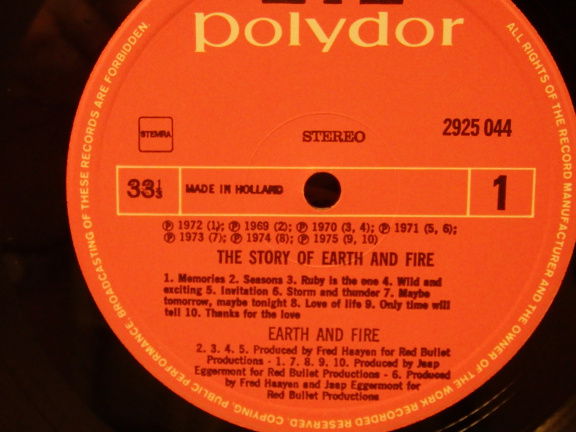 LP - Earth & Fire - The Story Of.... - Afbeelding 5