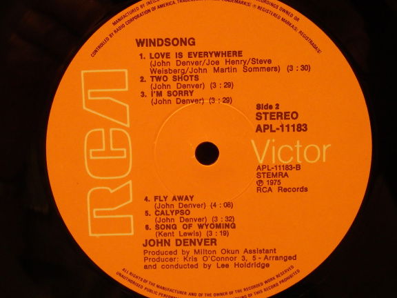 LP - John Denver - Windsong. - Afbeelding 6