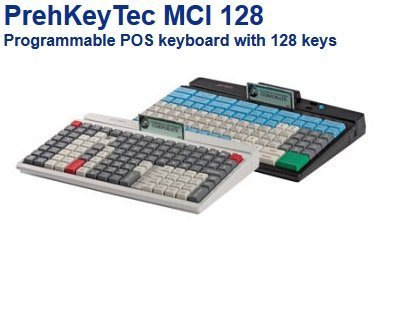PrehKeyTec MCI 128 Programmable POS keyboard with 128 keys - 5