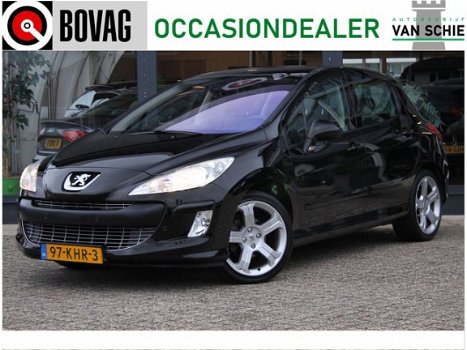 Peugeot 308 - 1.6 XT Automaat 5 Drs. Leder, Panorama-dak, Park. Sensor. V + A, Navigatie, LM Velgen, - 1