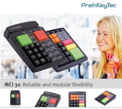 PrehKeyTec MCI 30 Programmable 30 button POS keyboard - 0