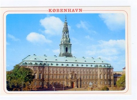 E074 Kopenhagen Schloss Christiansborg / Parlament - DENEMARKEN - 1
