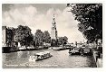 E080 Amsterdam / met boot / kerk / Oude Schans met Montelbaanstoren. - 1 - Thumbnail
