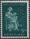 Postzegels Nederland - 1944 Winterhulp - Volksdienstzegels (5+5ct) - 1 - Thumbnail