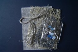 603 KAART versiering setje, losse delen