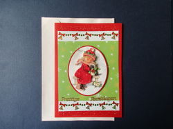 2 OPRUIMING KERST wenskaart + envelop