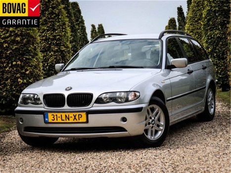 BMW 3-serie Touring - 316i Black & Silver Youngtimer Airco Top-conditie Nieuwe ketting Trekhaak - 1