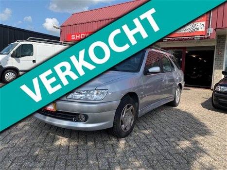 Peugeot 306 Break - 1.6 XT AUTOMAAT, Nieuwe apk en bij 134000 km is de distributie vervangen - 1