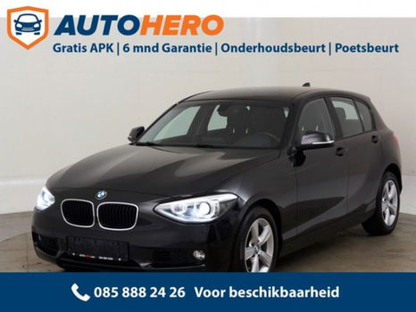 BMW 1-serie - 118i SB54094 | Xenon | Navi | Climate | Cruise | Parkeersensoren A | Stoelverw | - 1